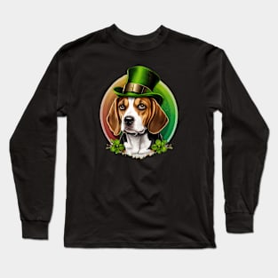 Beagle St Patrick's Day Long Sleeve T-Shirt